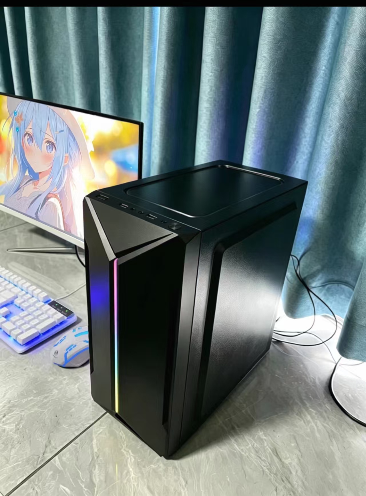 英特尔 i7 台式电脑主机 高性能办公游戏
